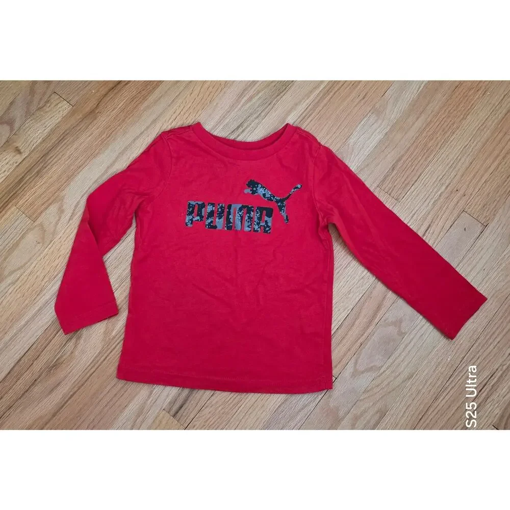 Puma boys' long-sleeve t-shirt and tricot pants‎ set sz 2T - Picture 2 of 7